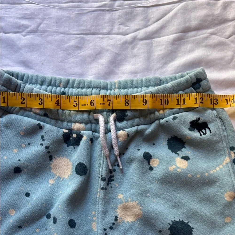 Abercrombie Kids Blue Splatter Sweatpants
